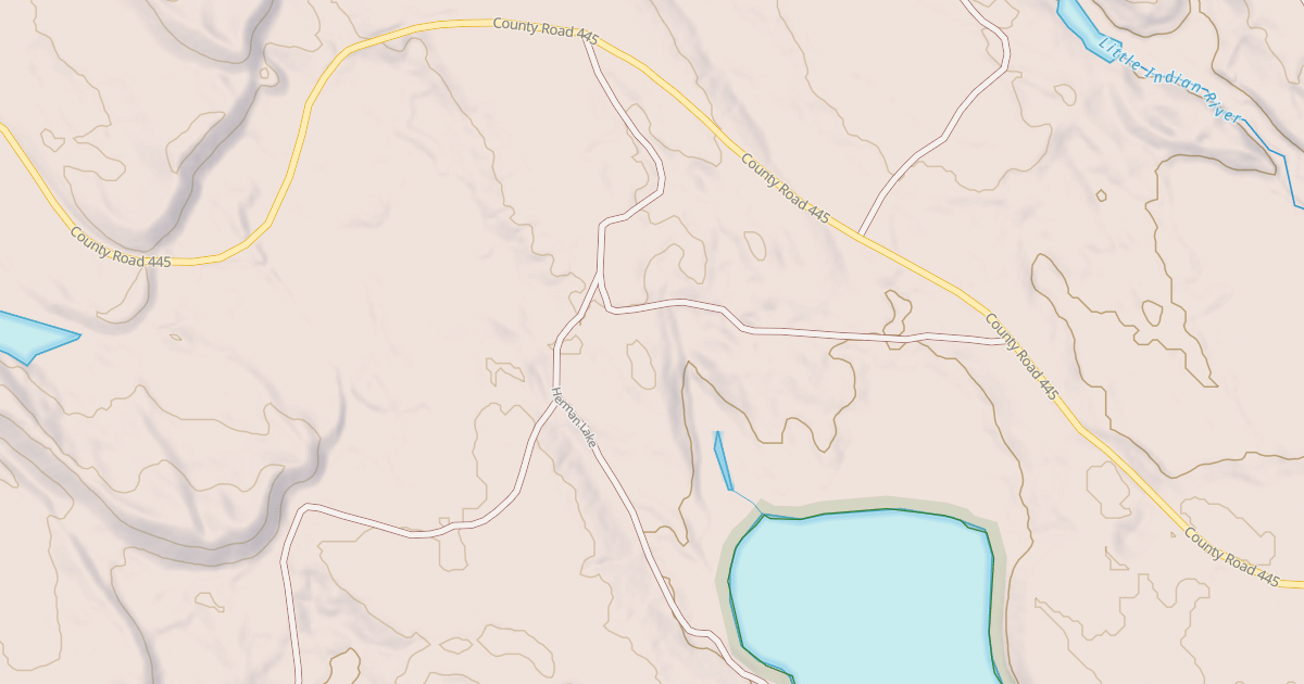 Map preview of HERMAN LAKE