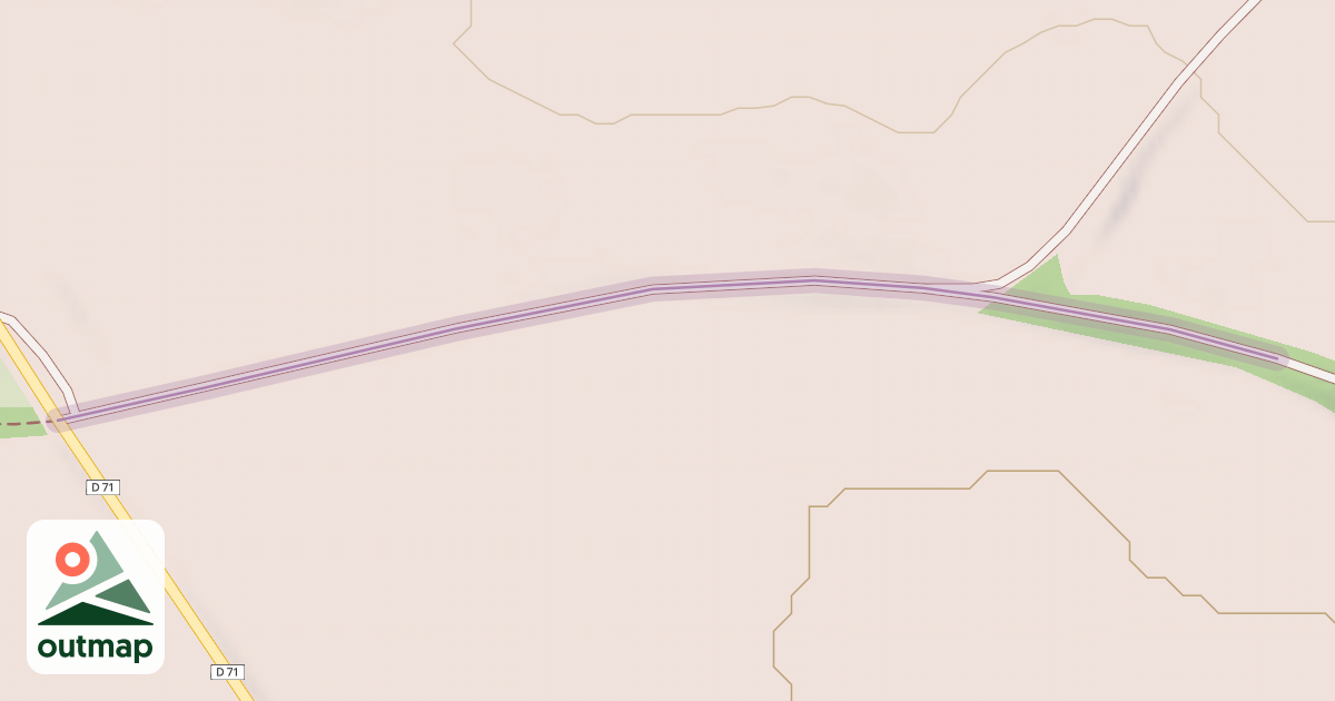 Map of Chemin de l'ancienne voie ferrée