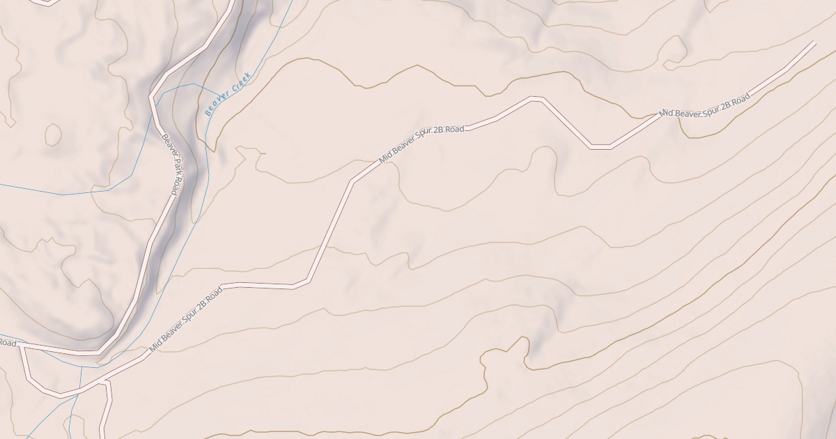 Map preview of MID BEAVER SPUR 2B
