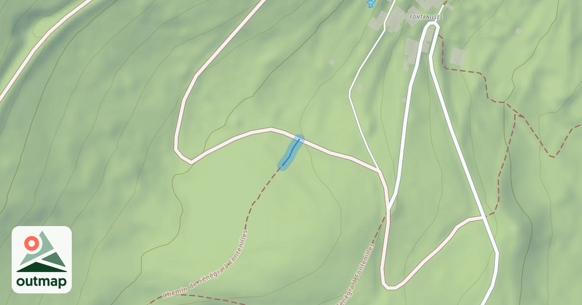 Map of Chemin de Sénégra
