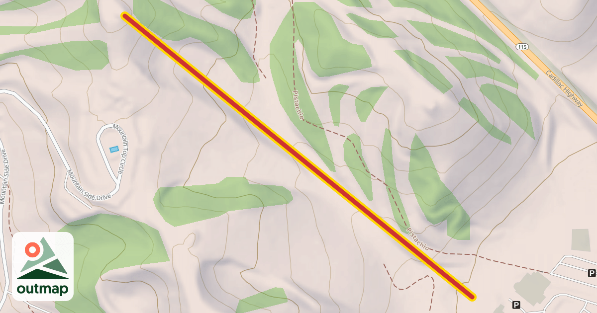 Map of Crystal Clipper High Speed Quad
