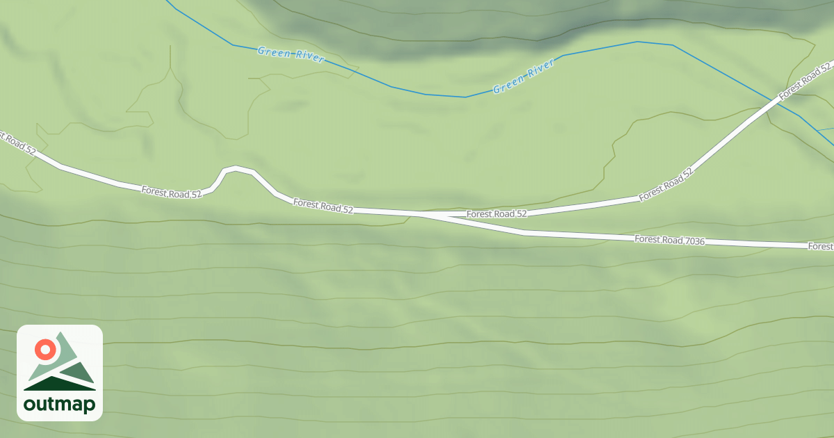 Map of GREEN DIVIDE