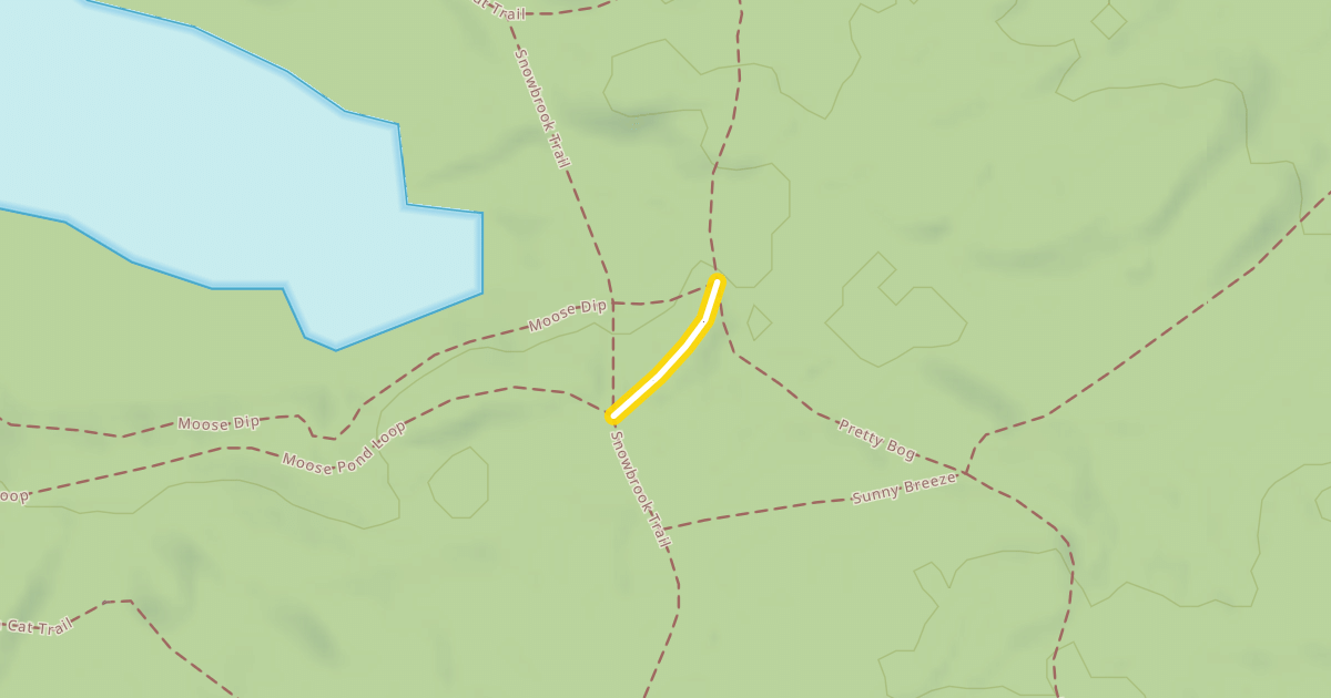 Map preview of Moose Pond Loop
