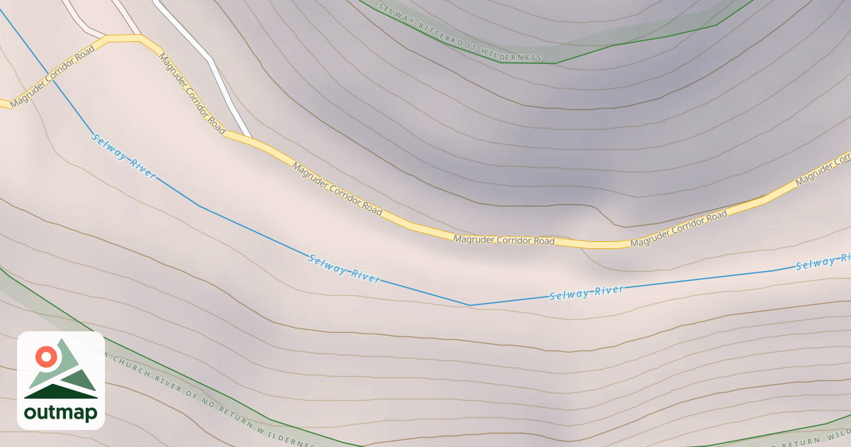 Map of (FDR) NEZ PERCE TRAIL