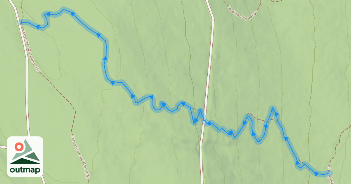 Map of Pacific Climbing Trail (PCT)