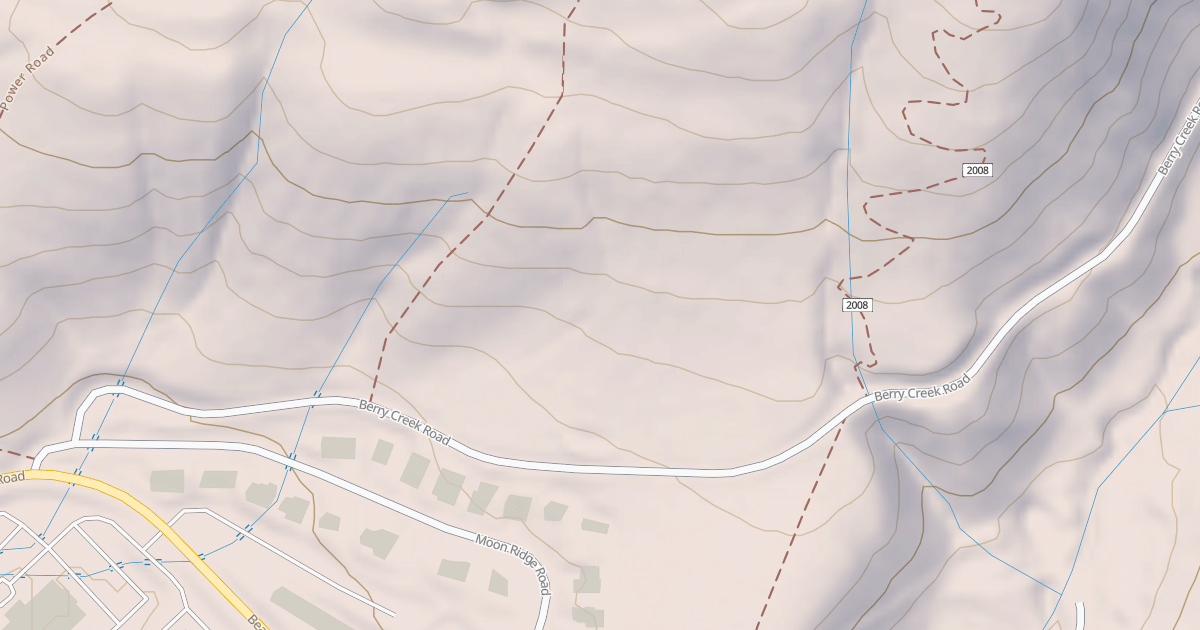 Map preview of BERRY CREEK