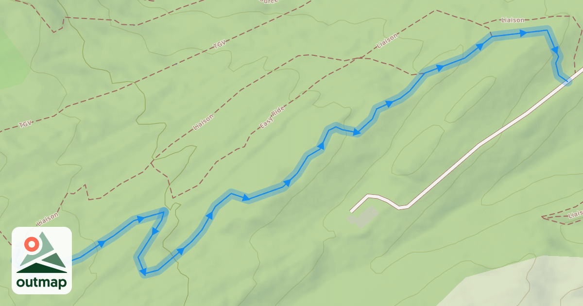 Map of Montagnes Russes