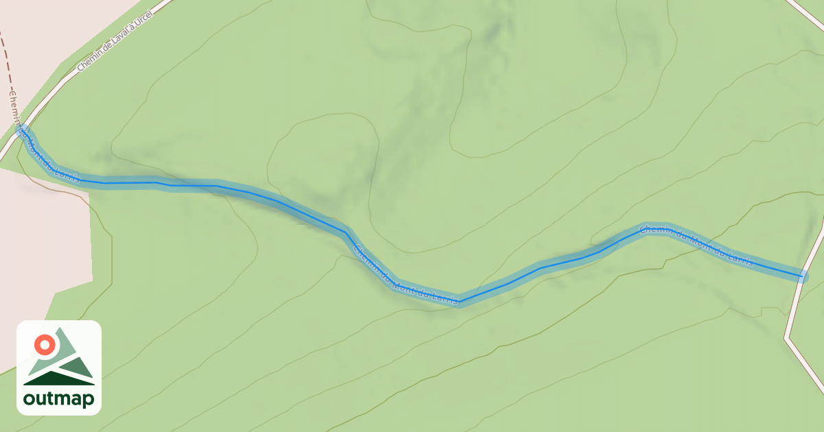 Map of Chemin du Mont du Larris