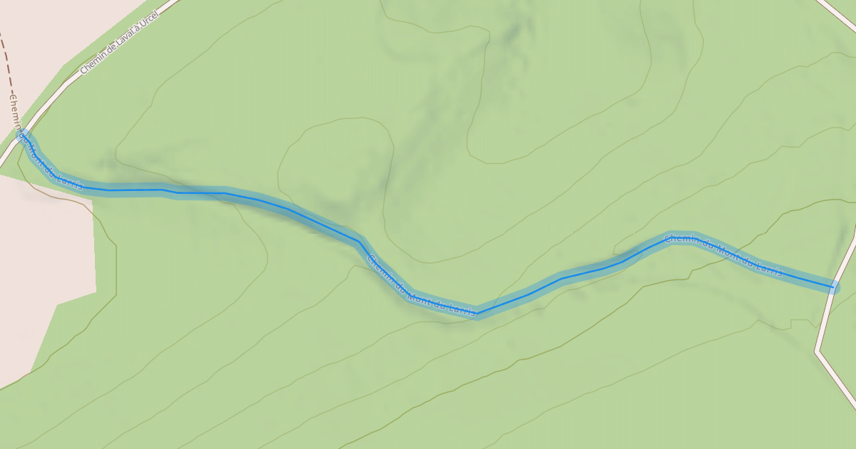 Map preview of Chemin du Mont du Larris