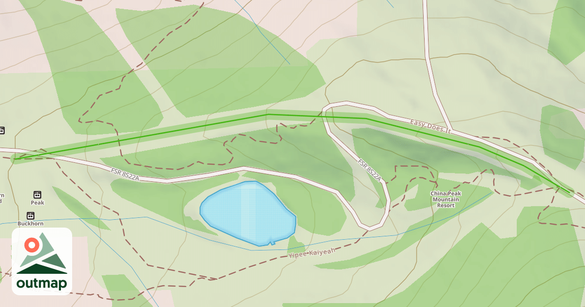 Map of Sundown Ridge
