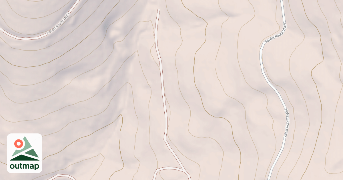 Map of USFS Motor Vehicle Use Map Roads {818A2FAD-7A57-4E39-9198-5E81DD1F3910}