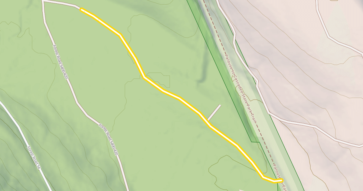 Map preview of Forest Road 5400-428
