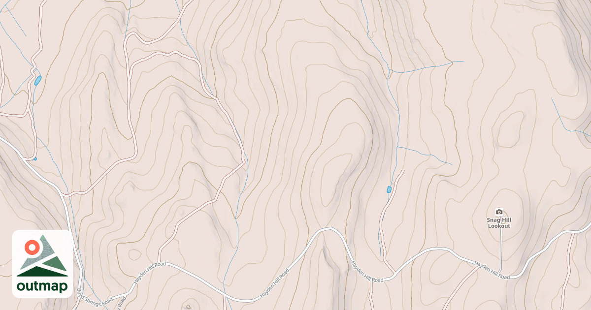 Map of CARY SPRING SPUR