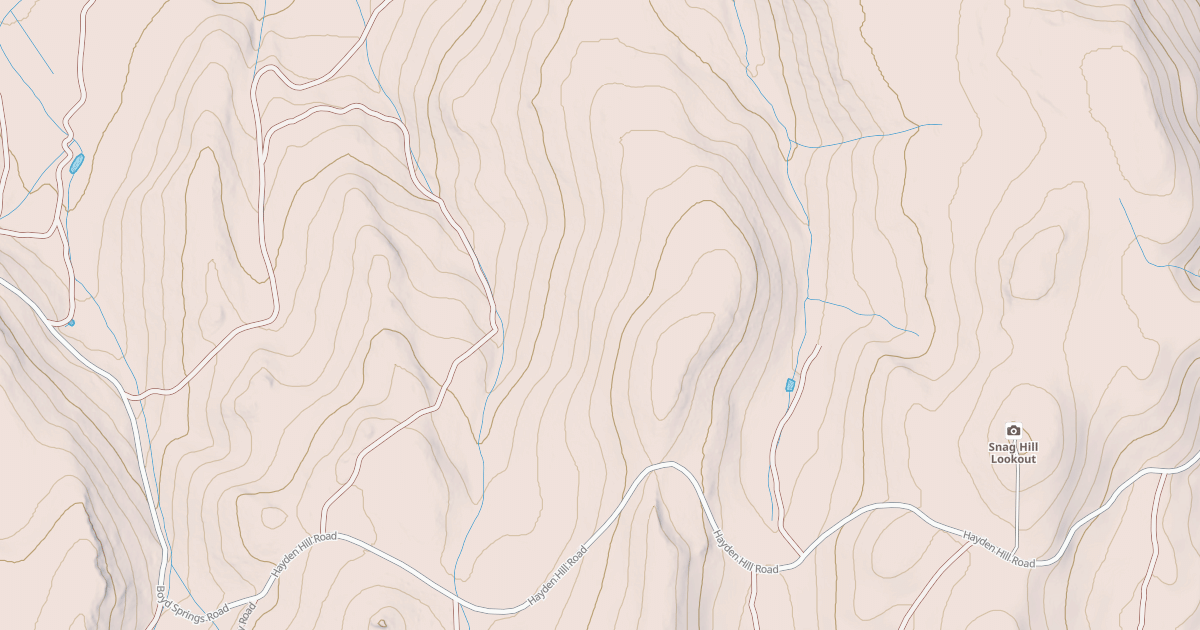 Map preview of CARY SPRING SPUR