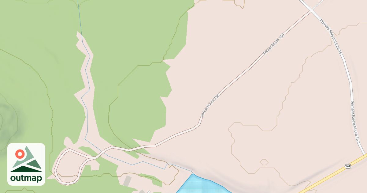 Map of LITTLE WILLOW