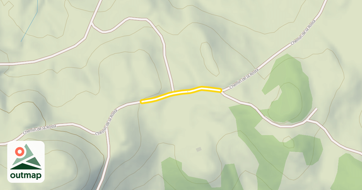 Map of Chemin de la Rosta