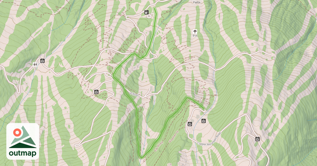 Map of EZ Road