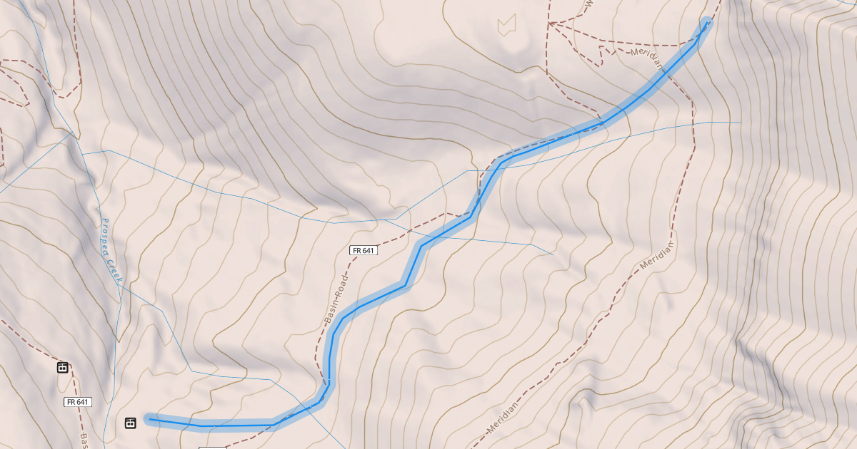 Map preview of Lower Woozley's Way