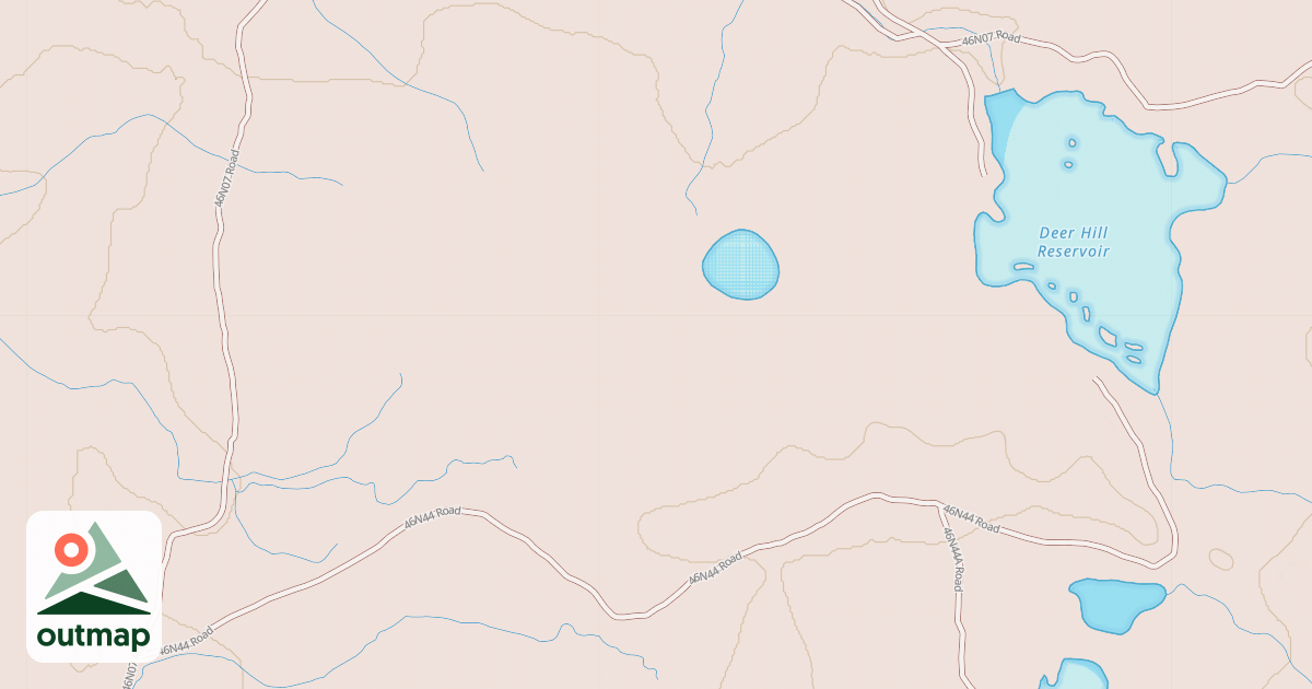 Map of DEERHILL RESVR