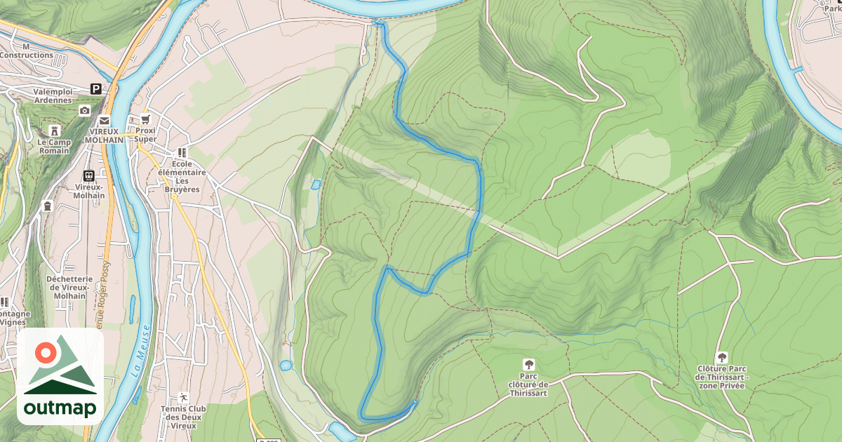 Map of Chemin Forestier