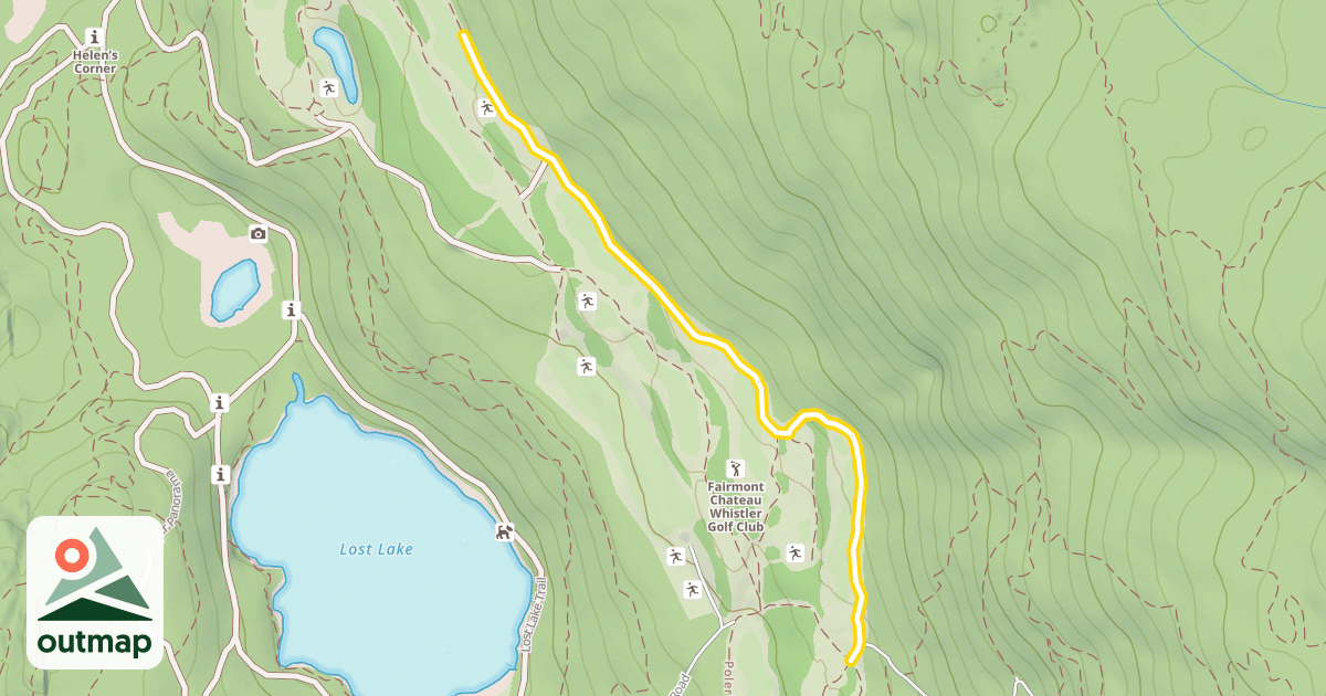Map of Upper Fairway