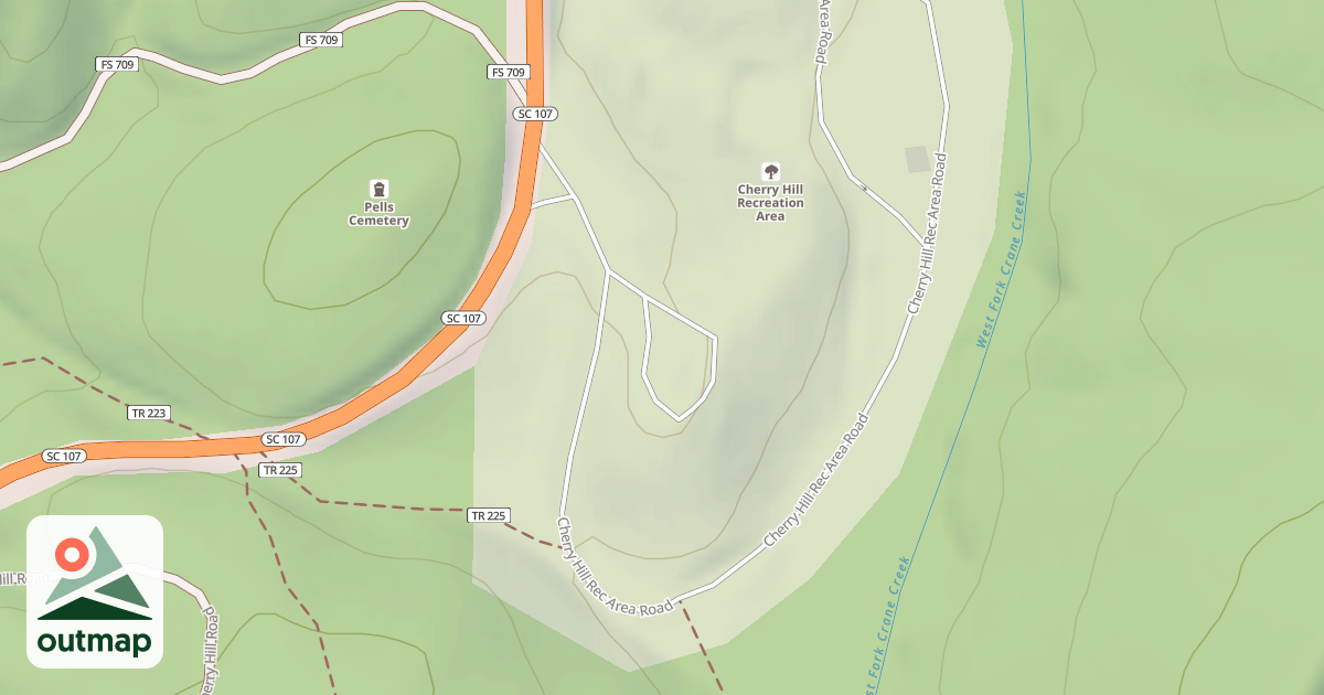 Map of CHERRY HILL REC A LOOP