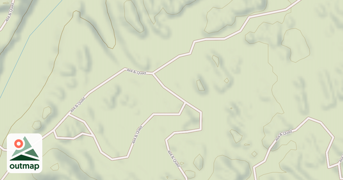 Map of Interlake State Recreation Area Trails