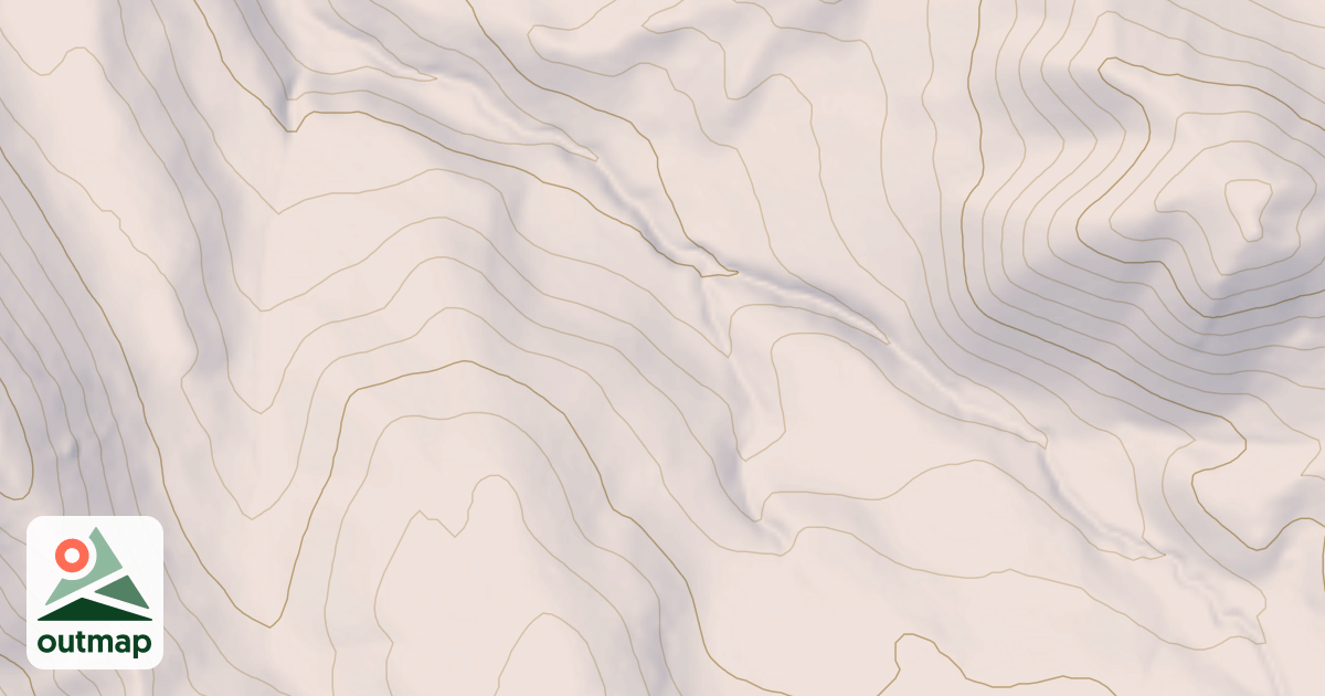 Map of Badger Gulch-Beaverdam Pass