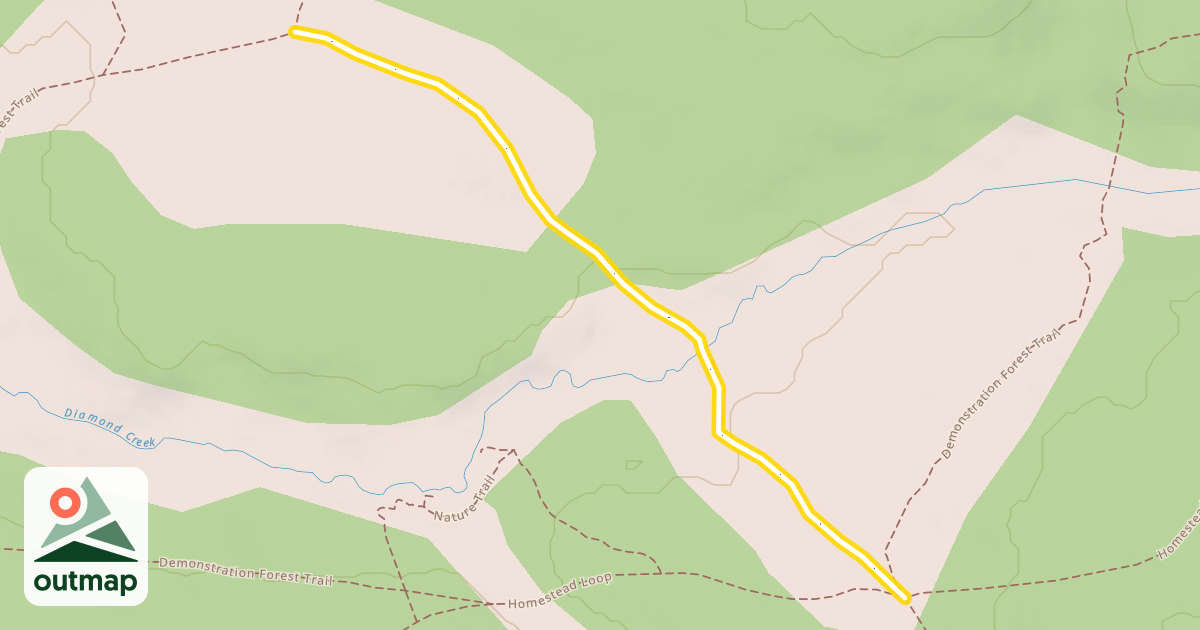 Map of 1 km cut-off