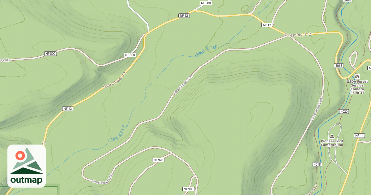Map of USFS Motor Vehicle Use Map Roads {02DC164F-4515-4FA9-AF62-A1FEF71E1711}