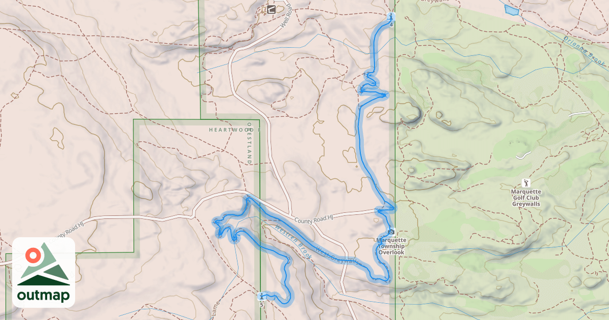 Map of West Greywalls