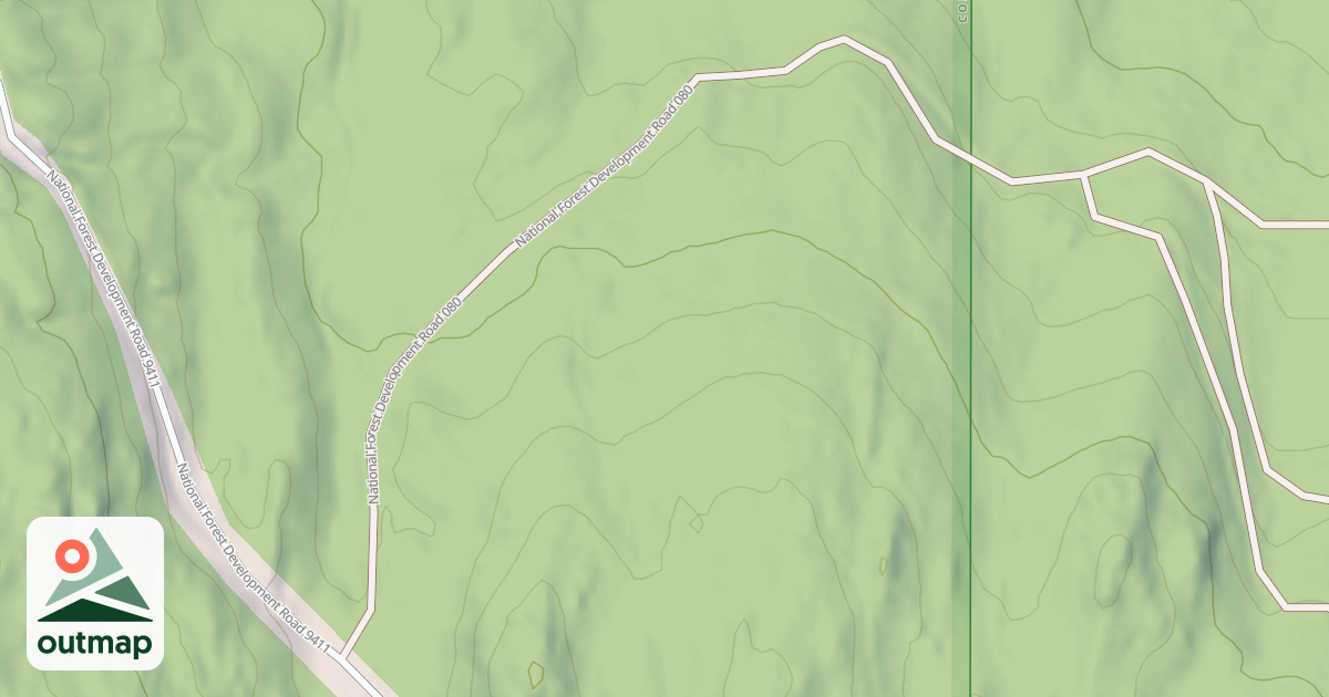 Map of OLD HANSON CREEK