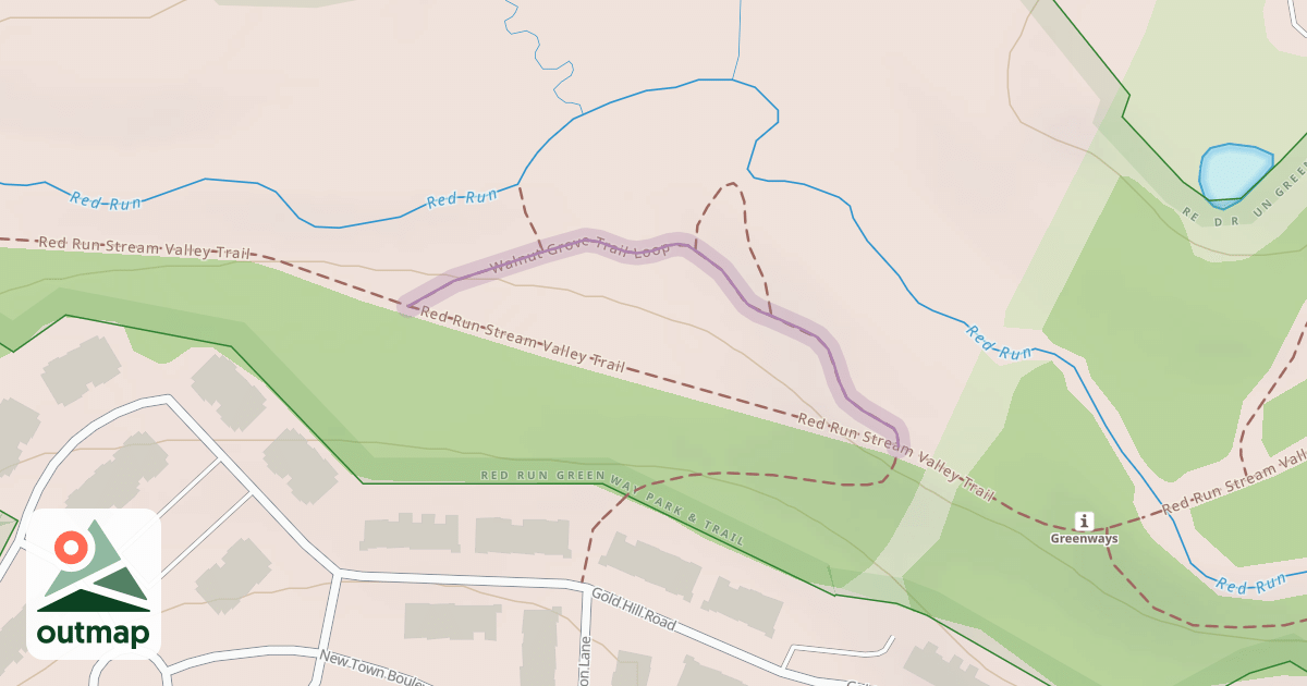 Map of Walnut Grove Trail Loop