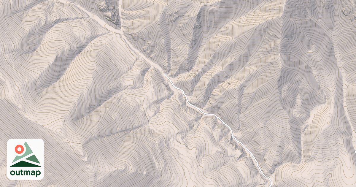 Map of Crooked Creek - Willow Creek