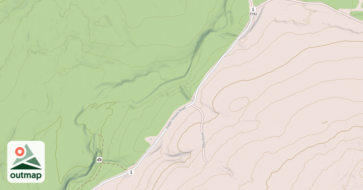 Map of Indian Stream Road
