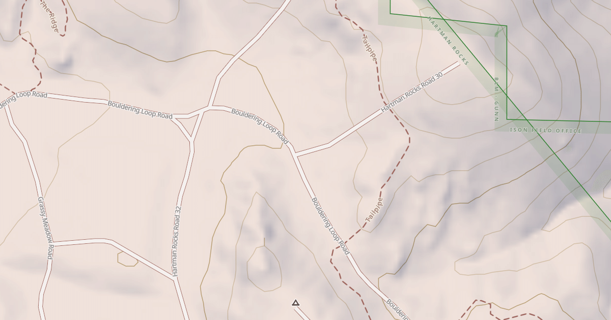Map preview of BLM National GTLF Public Motorized Roads 17e00ba2-7203-4b99-9d01-ad4e23ba9724