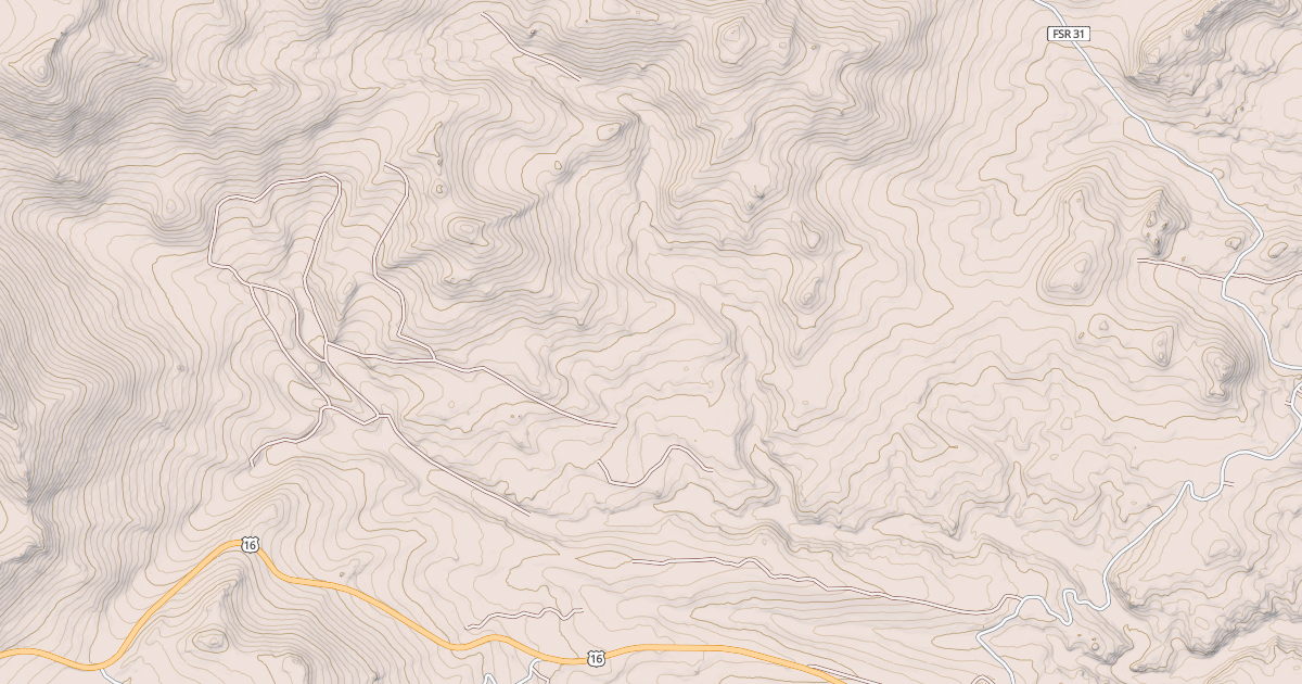 Map preview of SHEEP MOUNTAIN LOOKOUT