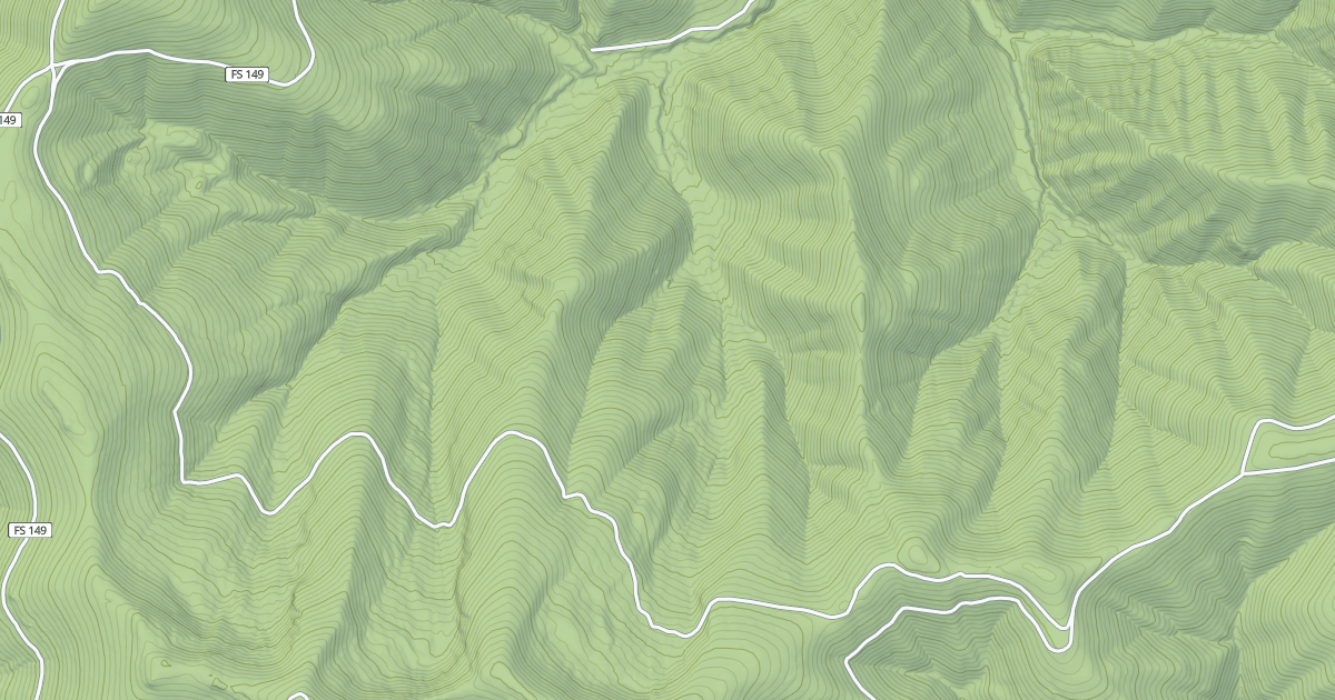 Map preview of HUCKLEBERRY MTN