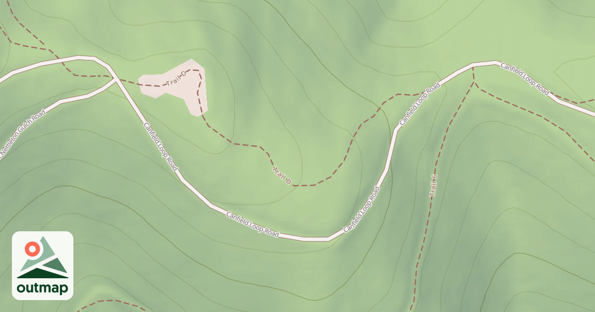 Map of South Canfield Ohv