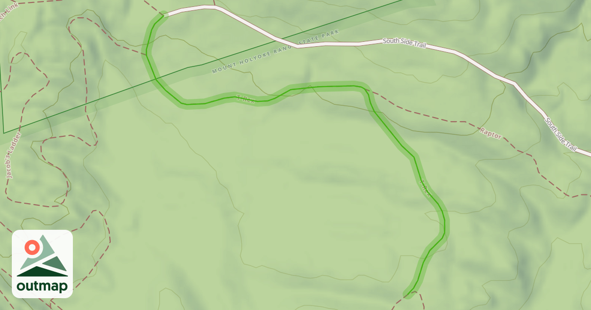 Map of T-Rex