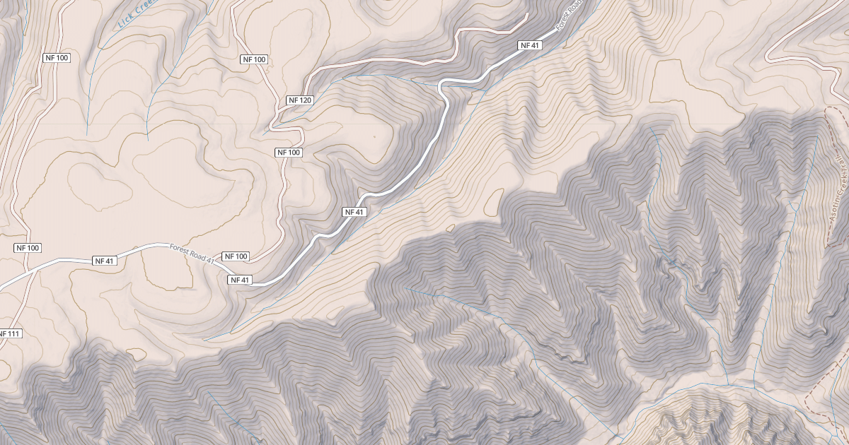 Map preview of North  Fork  Asotin  Creek  Tr