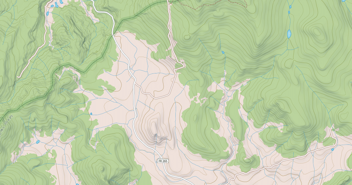 Map preview of Oil Well Powerline Snowmo/Ski