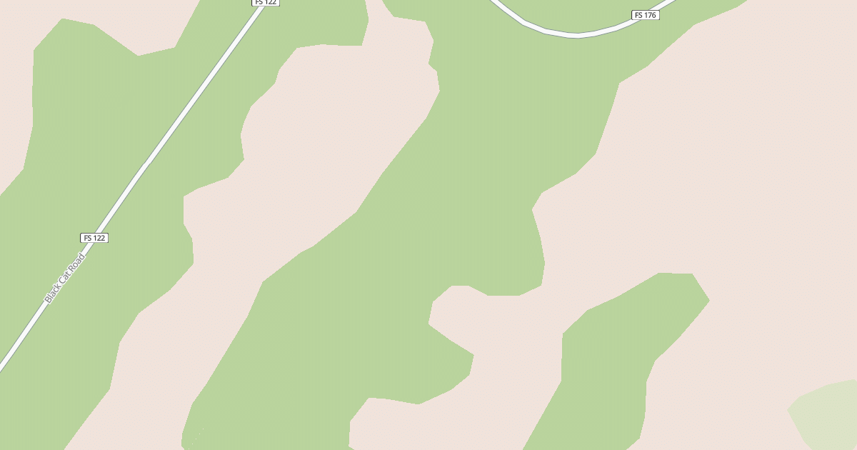 Map preview of USFS National Forest System Roads {808C2957-DC6D-499B-B6EE-DA1D88F78504}
