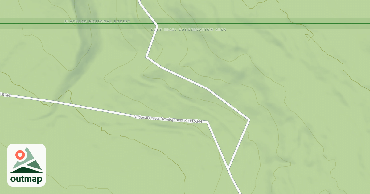 Map of FIVE LAKES