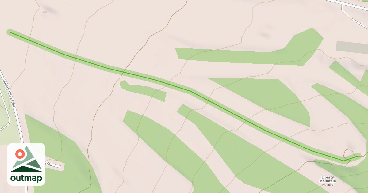 Map of Lower Blue Streak
