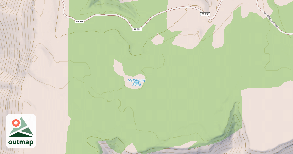 Map of MCKIBBINS TS.
