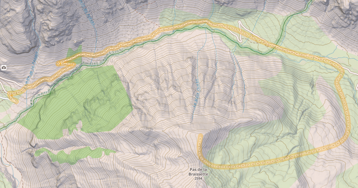 Map preview of Tête de Glaudon — Bayasse