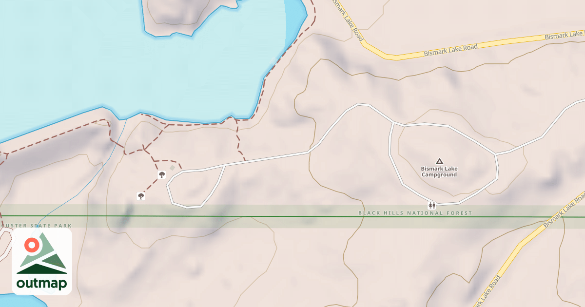 Map of BISMARCK BR 1B
