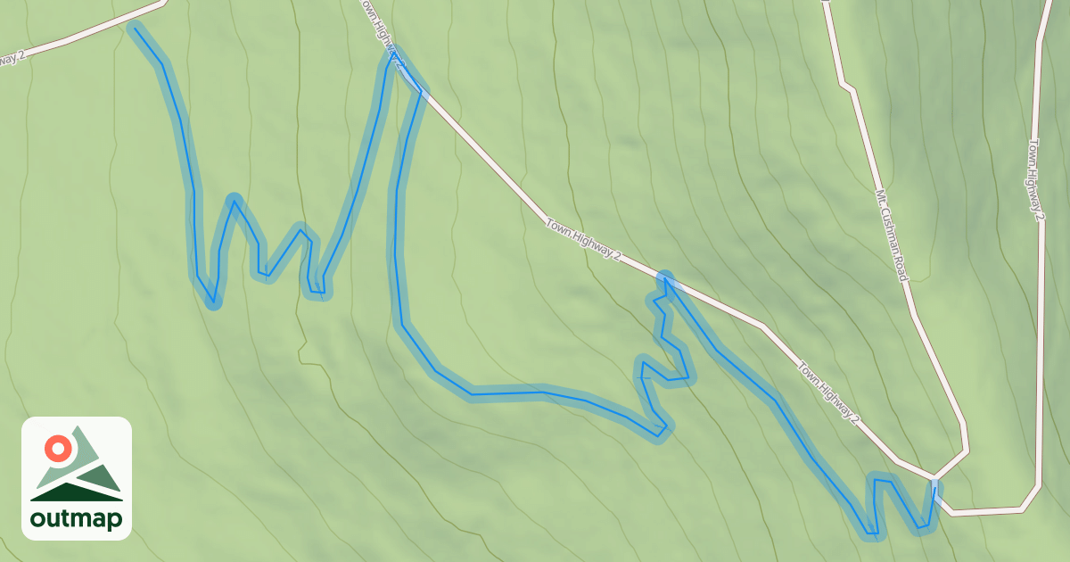 Map of Randolph Gap Trail