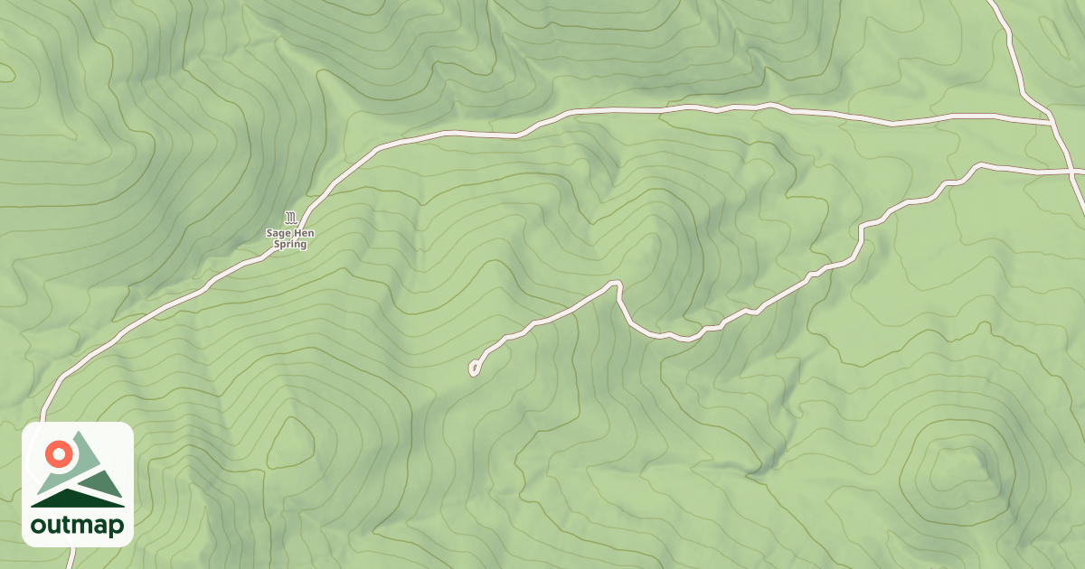 Map of SAGE HEN SPRING SPUR